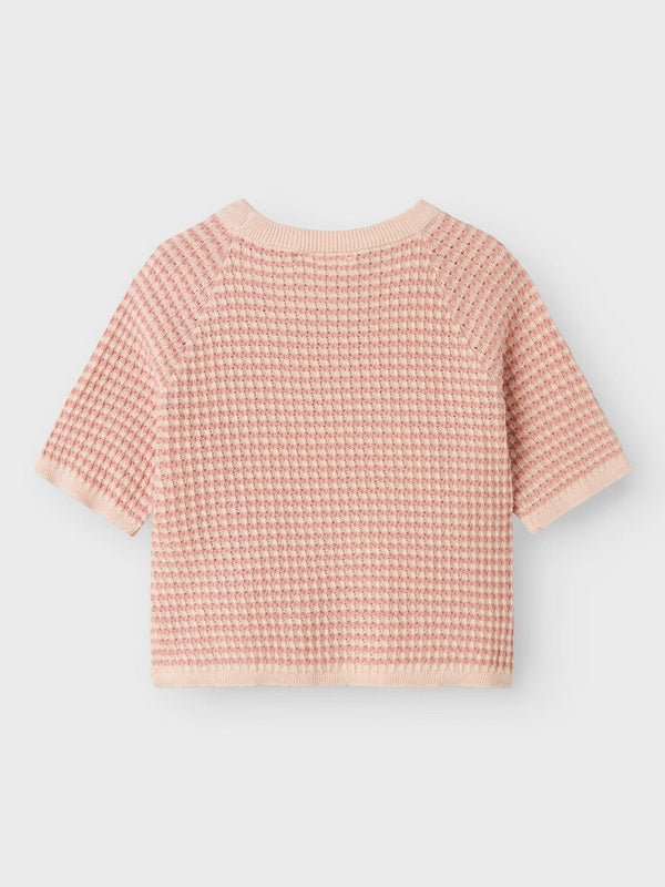 LIL ATELIER MAGLIA KNIT MISTY ROSE