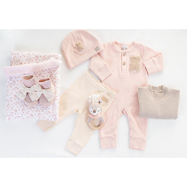 Babbuccia con fiocco 3-6m