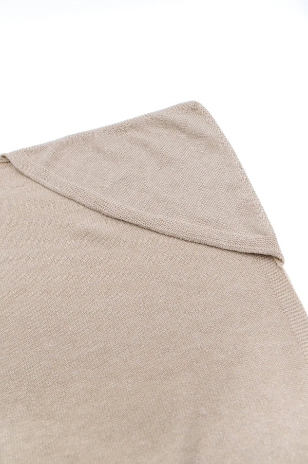 BAMBOOM COPERTINA WRAP 4 STAGIONI CON CASHMERE STONE SAND