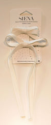 SIENA FERMAGLIO FIOCCO NASTRO PANNA 6034 2PZ