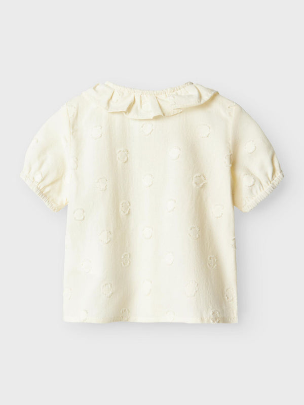 LIL ATELIER CAMICIA MEZZA MANICA ECRù