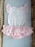 BABYGI COMPLETO VICHY ROSA BODY+CULOTTE VOLANT