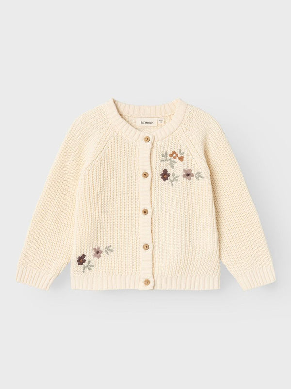 LIL ATELIER CARDIGAN BIRCH