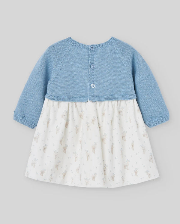 PAZ RODRIGUEZ ABITO IN COTONE,CASHMERE E VELLUTO A COSTINE+CULOTTE KOALA