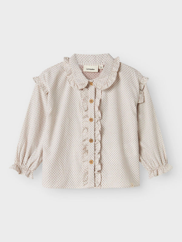 LIL ATELIER CAMICIA PASTEL PARCHMENT