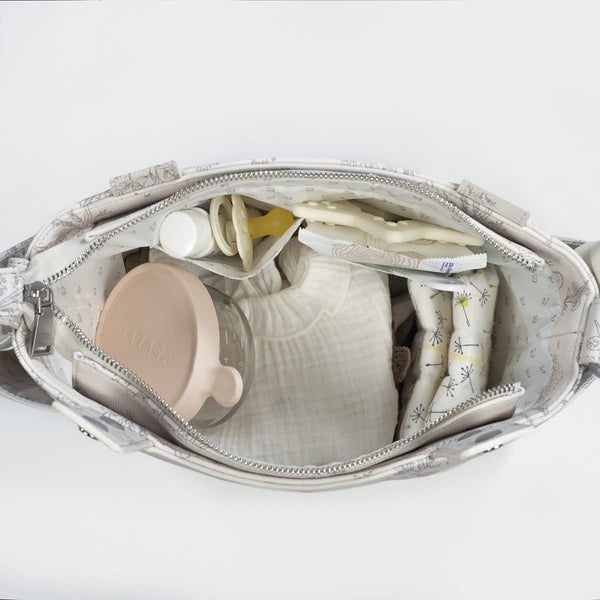 PASITO A PASITO BORSA CROSSBODY TOILE DE JOUY CREAM