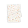 BAMBOOM Coperta clinica neonato 75x100 - PRINT LUCKY LEAVES 1155