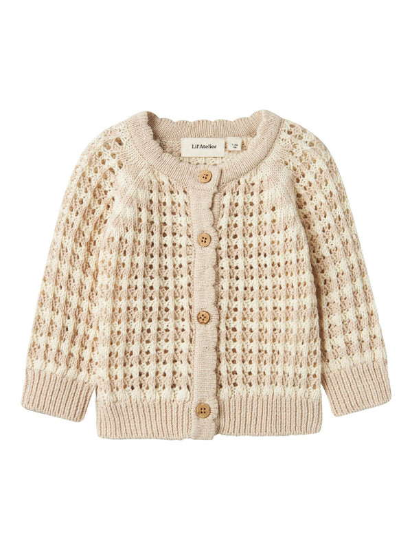 LIL ATELIER CARDIGAN TRAFORATO