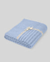 PAZ RODRIGUEZ COPERTA COTONE E CASHMERE CARTA DA ZUCCHERO PIZZO