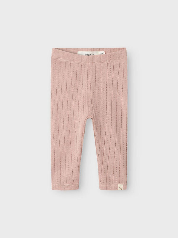 LIL ATELIER LEGGINGS MISTY ROSE