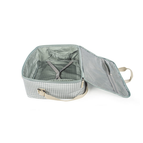 WALKING MUM Valigia I Love Vichy Verde (Iv)