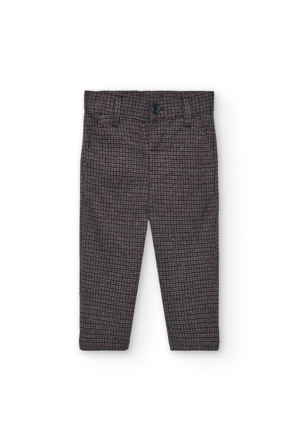 BOBOLI PANTALONE FANTASIA GRIGIO 712202