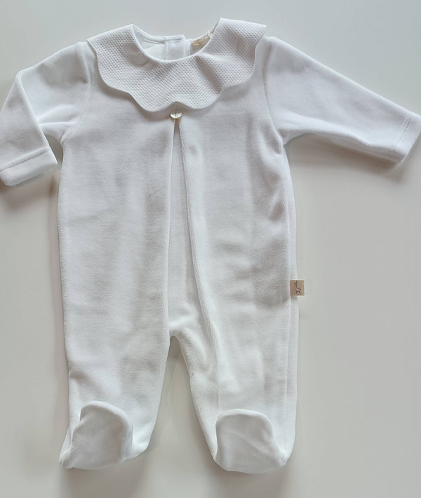 BABYGI TUTINA CINIGLIABIANCA E COLLO NUVOLA BIANCO