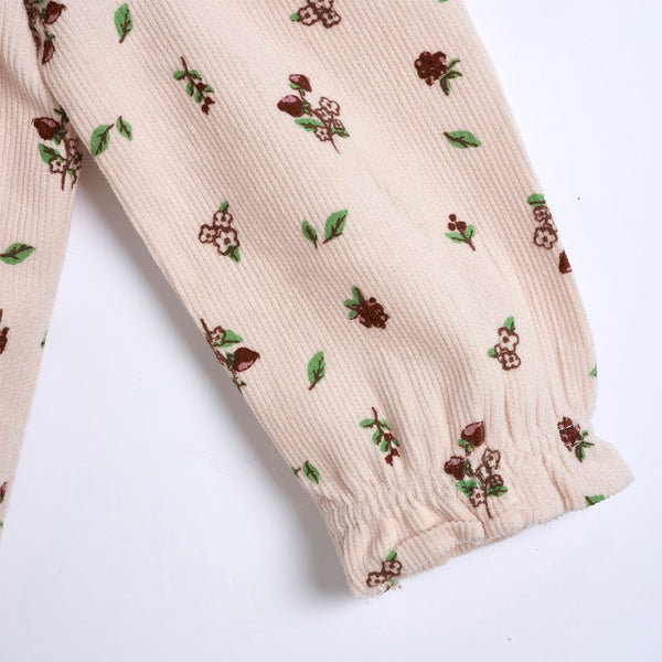 CHICCO ABITO VELLUTO ROSA FIORELLINI 103209