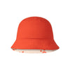 SWIMESSENTIAL Cappello da sole reversibile - Beige/Rosso - Crabby
