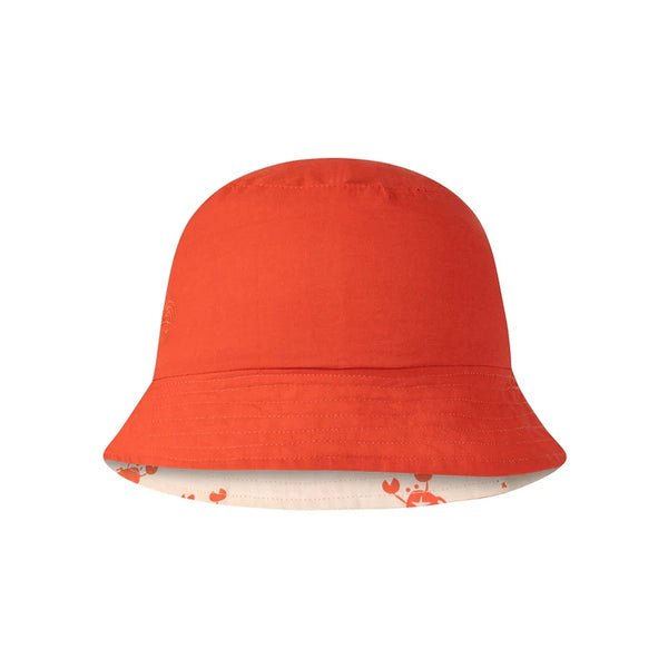 SWIMESSENTIAL Cappello da sole reversibile - Beige/Rosso - Crabby