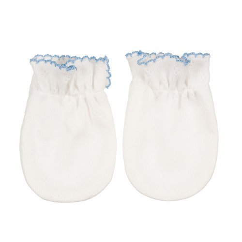 NANAN GUANTI ORGANIC AZZURRO