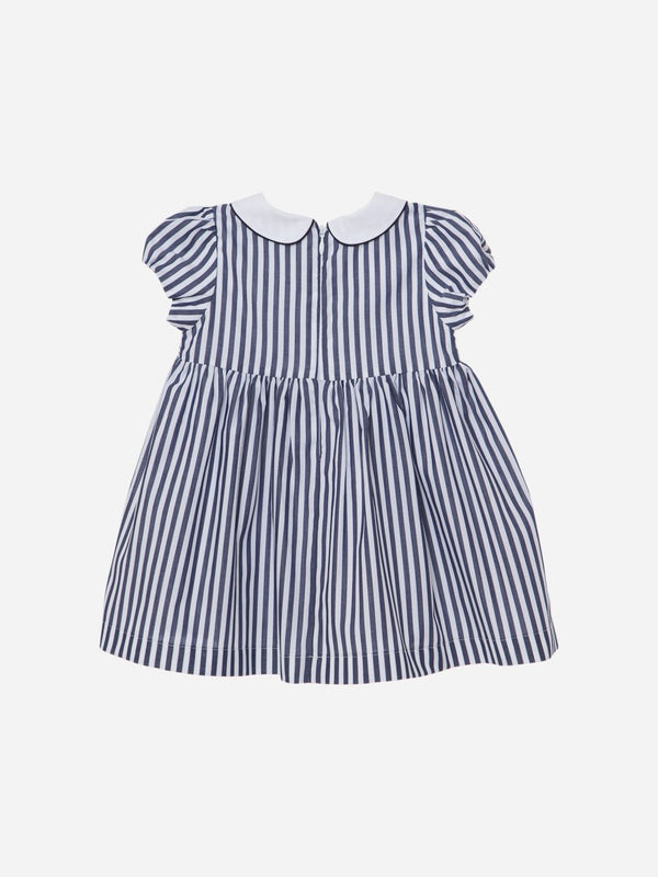 PATACHOU ABITO IN POPELINE BLU NAVY
