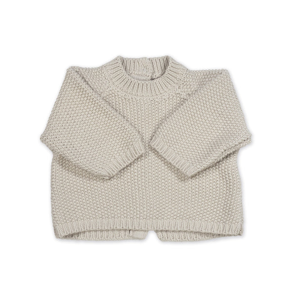 PASITO A PASITO SET MAGLIA IN TRICOT + CULOTTE + BODY BAMBULA BEIGE 0-1 MESE
