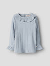 LIL ATELIER MAGLIA ZEN BLUE A COSTINE