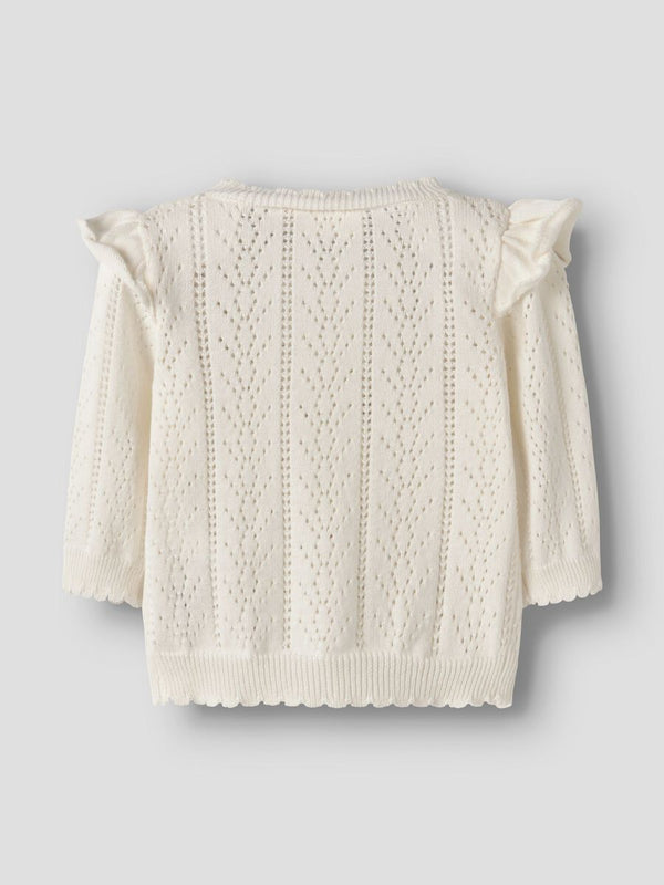 LIL ATELIER CARDIGAN COCONUT MILK