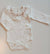 BABYGI BODY CON COLLETTO PUNTO SMOCK BIANCO/ROSA PALO