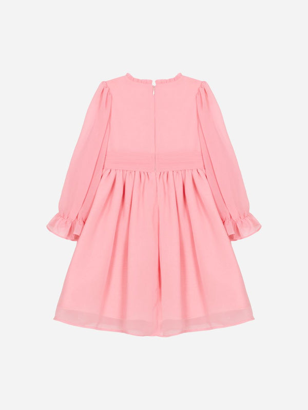 PATACHOU ABITO IN CHIFFON ROSA PALLIDO PAP/VET4133541