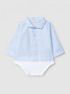 LARANJINHA CAMICIA BODY AZZURRA CI524