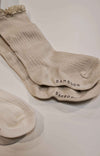 BAMBOOM 3PC in GIFT BOX Calza Bimba con Pizzo ROSA CIPRIA-PANNA-OYSTER