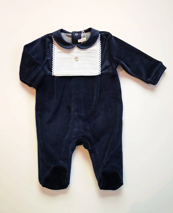 PURETè TUTINA CINIGLIA BLU E BIANCA