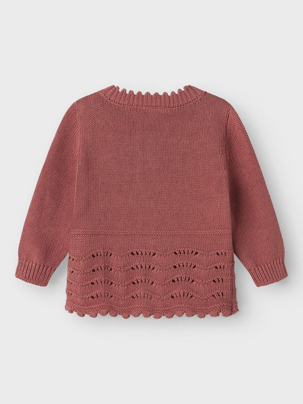 LIL ATELIER CARDIGAN WITHERED ROSE