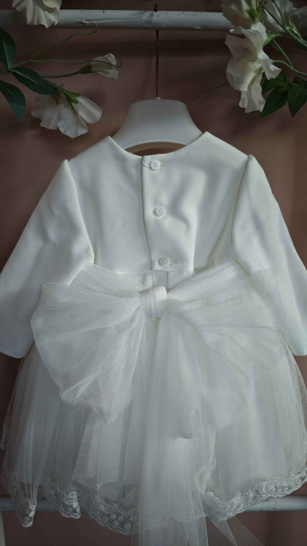 AMAYA ABITO BATTESIMALE TULLE E PIZZO 621158