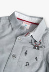 BOBOLI CAMICIA GRIGIO CHIARO