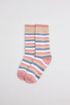 YSABEL MORA CALZINI ANTISCIVOLO STRISCE ROSA 32582