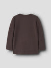 NAME IT MAGLIA A COSTE CHOCOLATE PLUM