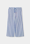 BOBOLI Pantaloni bambina lino righe