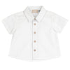 CHICCO COMPLETO CAMICIA MANICA CORTA+PANTALONI CORTI E BRETELLE