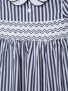 PATACHOU ABITO IN POPELINE BLU NAVY
