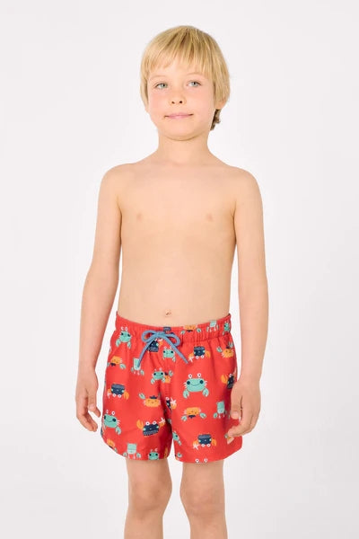 YSABEL MORA COSTUME da bagno boxer da bambino con stampa granchio 93078