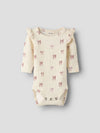LIL ATELIER COMPLETO BODY+LEGGINGS TURTLEDOVE/BOW