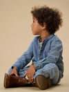 LIL ATELIER CAMICIA MEDIUM BLUE DENIM