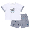 CHICCO SET 2 PZ T.SHIRT+PANTALONI CORTI