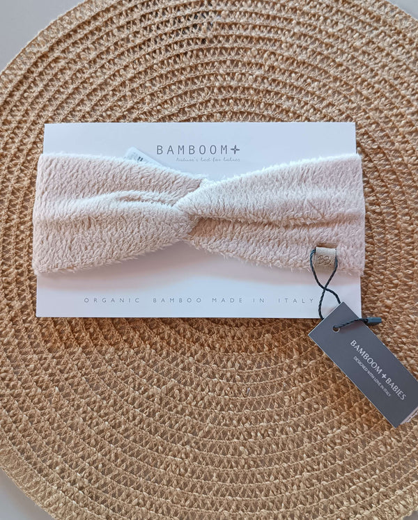 BAMBOOM FASCIA CAPELLI & SCALDA ORECCHIE TEDDY VINTAGE PINK