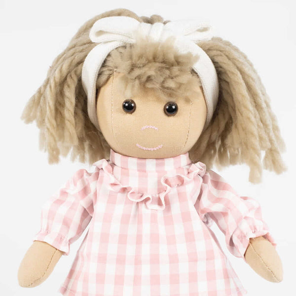 PASITO A PASITO Cris Doll Pink Vichy Checks