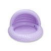 SWIMESSENTIAL Piscina per bambini - Lilla - Leopardo - Ø 100 cm con tettuccio