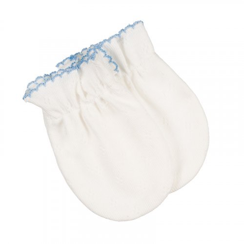 NANAN GUANTI ORGANIC AZZURRO