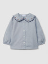 LARANJINHA CAMICIA CON COLLO RICAMATO I6753J26