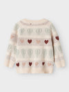LIL ATELIER CARDIGAN PASTEL PARCHMENT