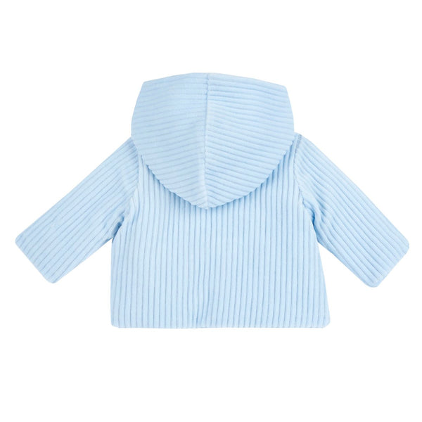CHICCO CARDIGAN CON CAPPUCCIO AZZURRO