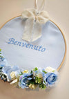 FUORIPORTA ARTIGIANALE CON SCRITTA "BENVENUTO"